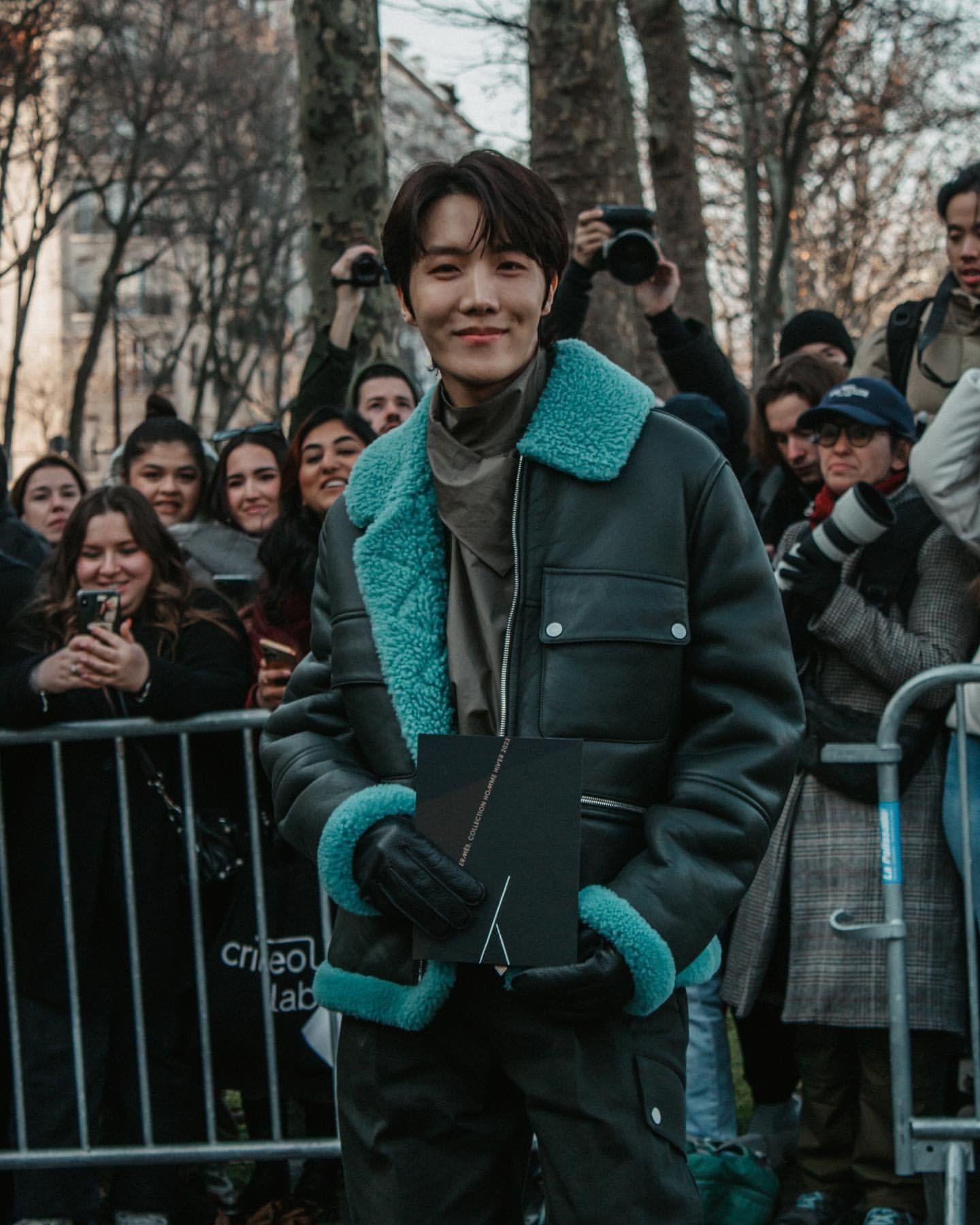 j-hope at Hermes in Paris