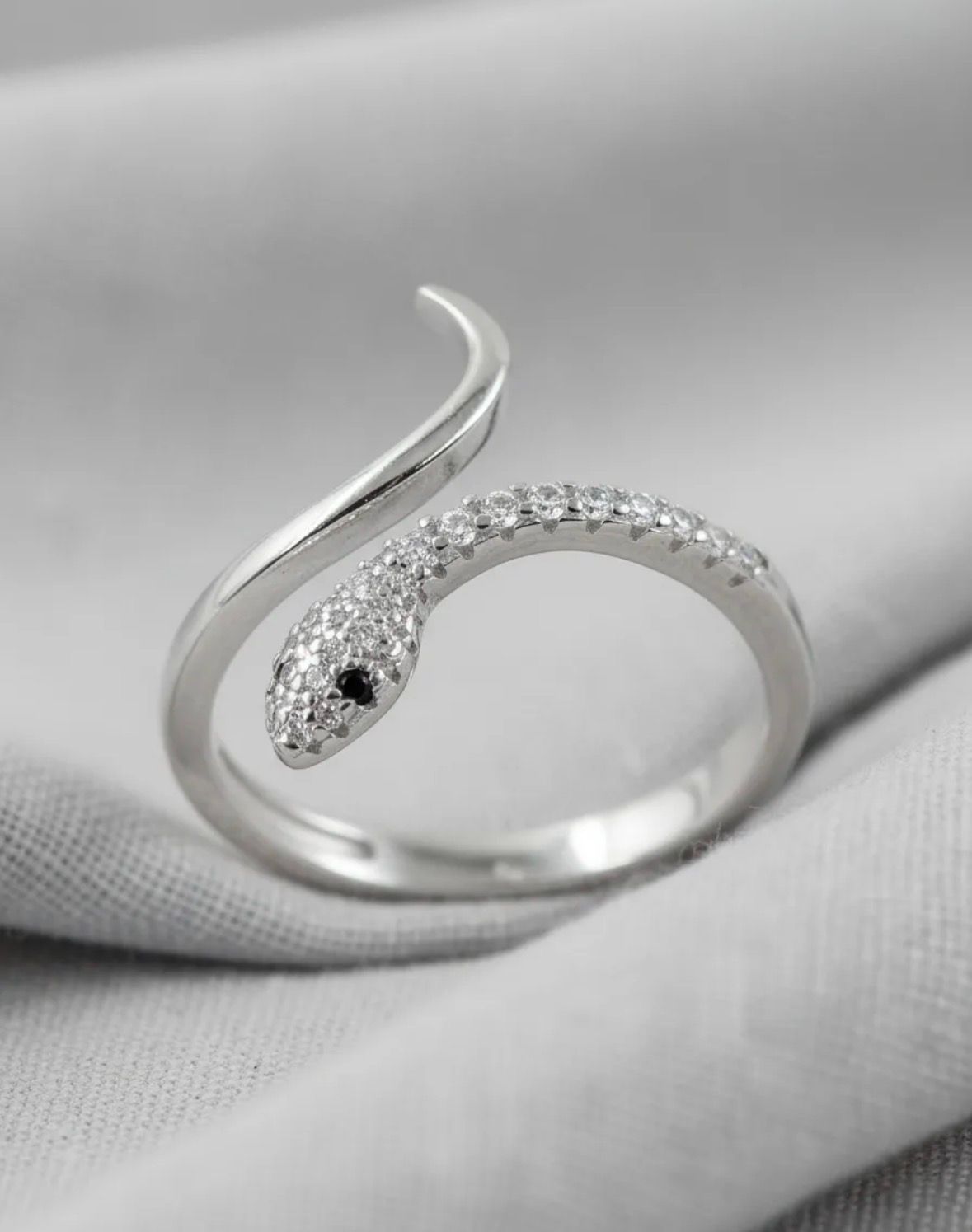 Anillo Serpiente Cobra Cubic