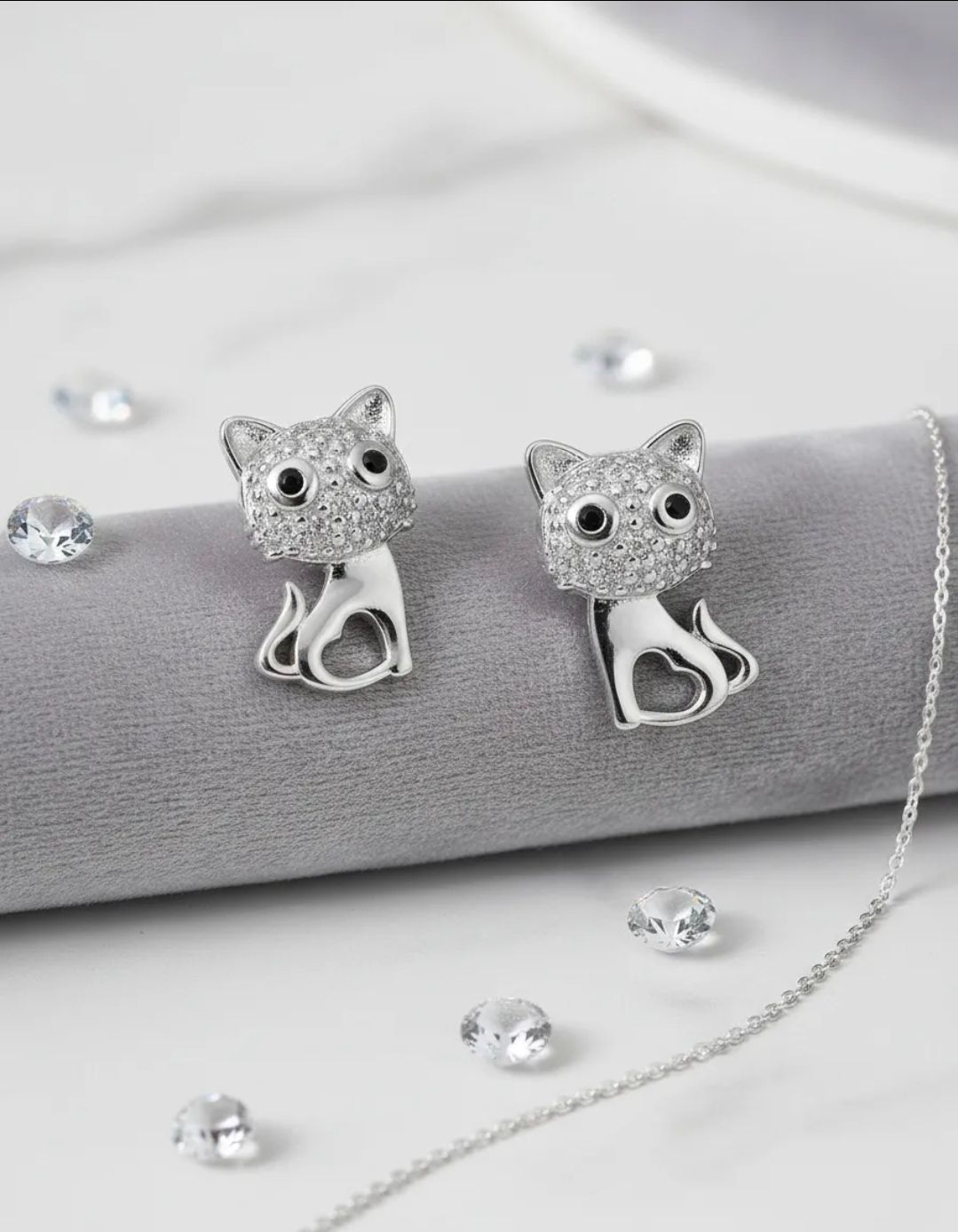 Aro Pasante Gato Cubic Hermoso