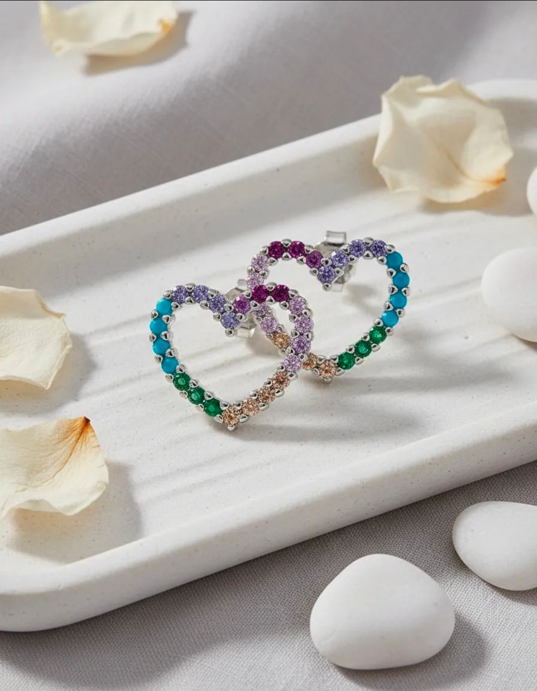 Aro Corazón Amor Cubic Colores Mantra Arcoiris