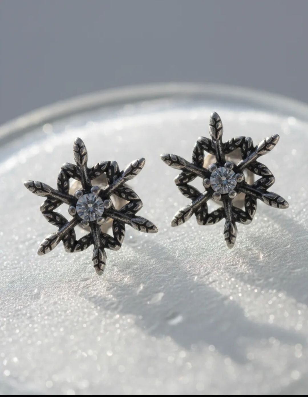 Aro Pasante Copo de Nieve Frozen Cubic