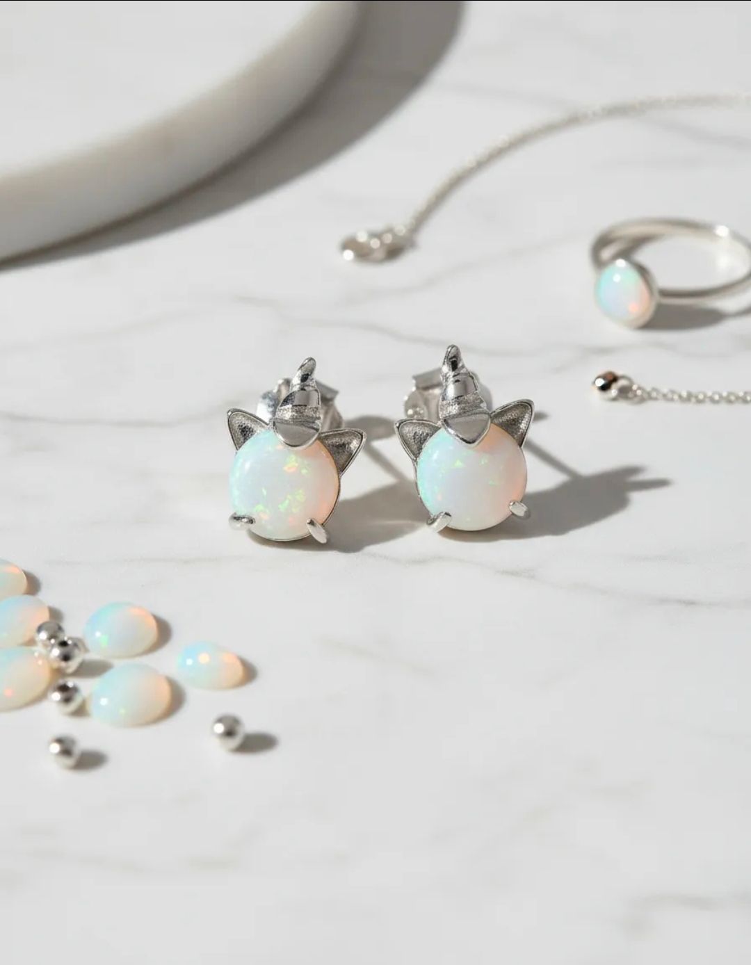 Aro Pasante Unicornio Nena Niña de Fatima Cubics