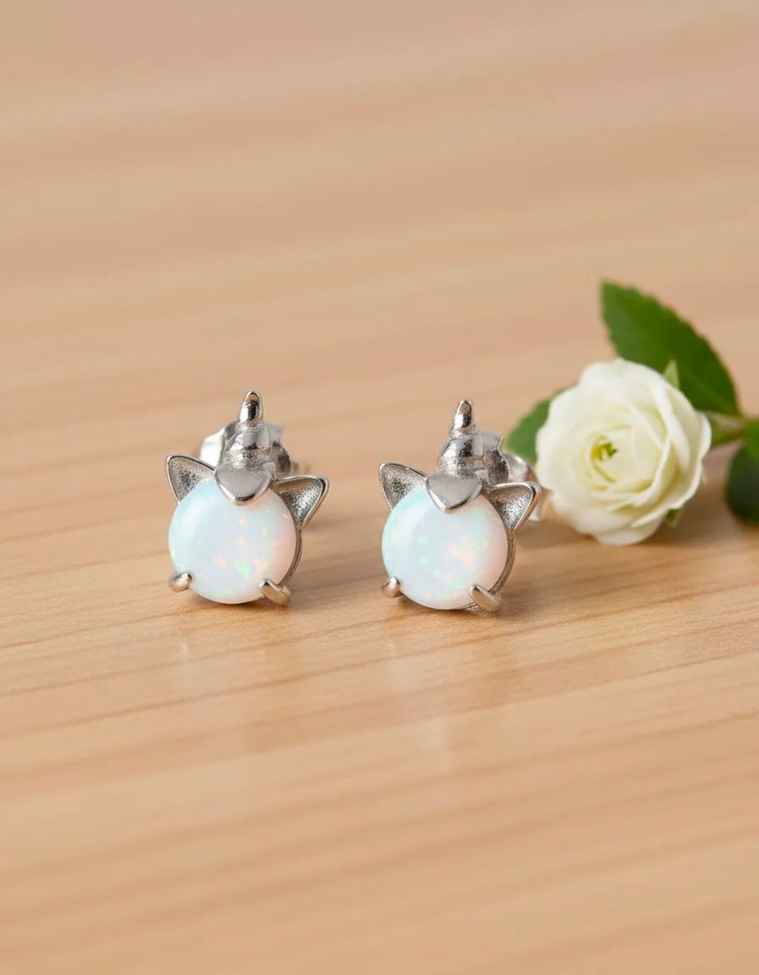 Aro Pasante Unicornio Nena Niña de Fatima Cubics