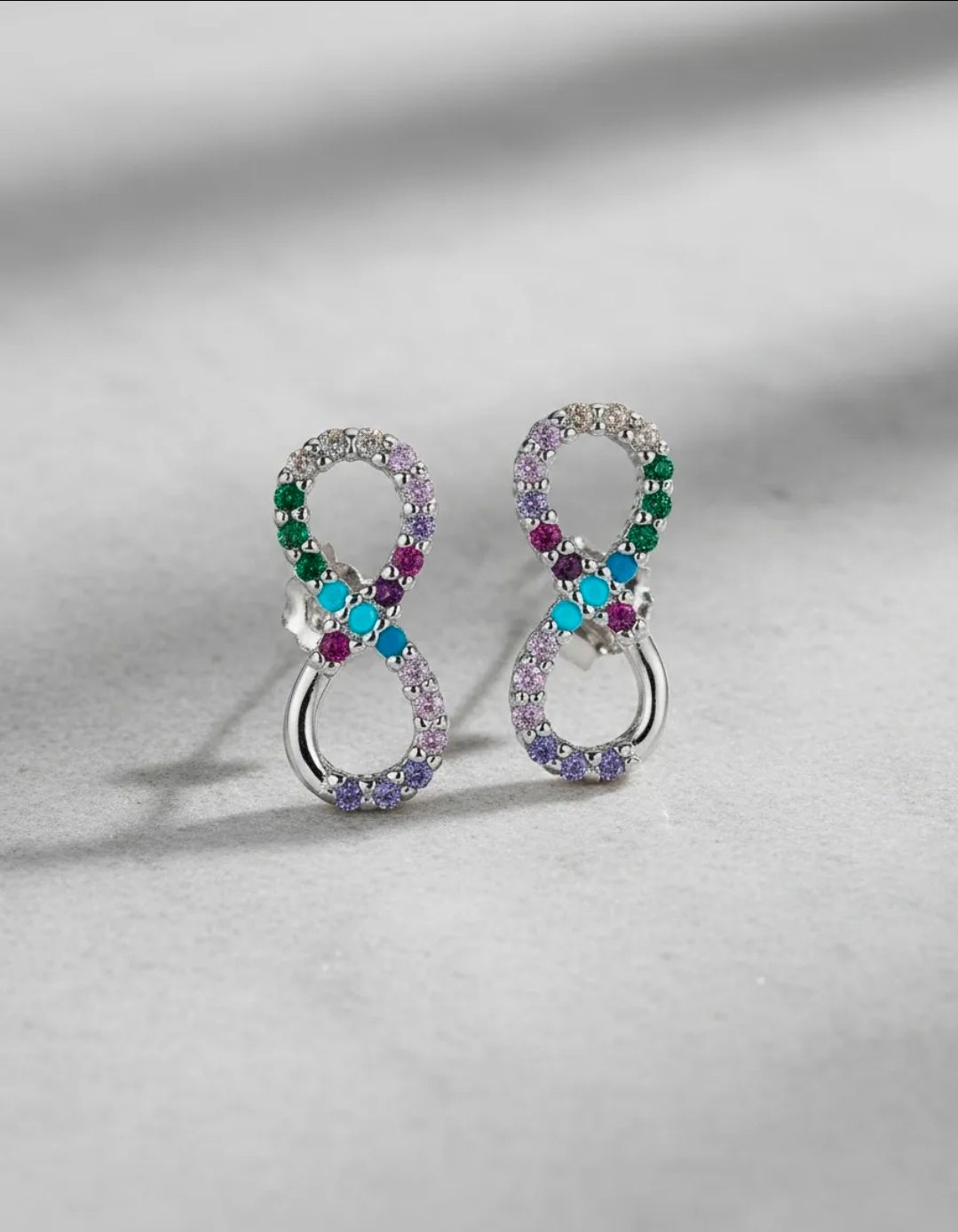 Aro Pasante Infinito Amor Cubic Colores