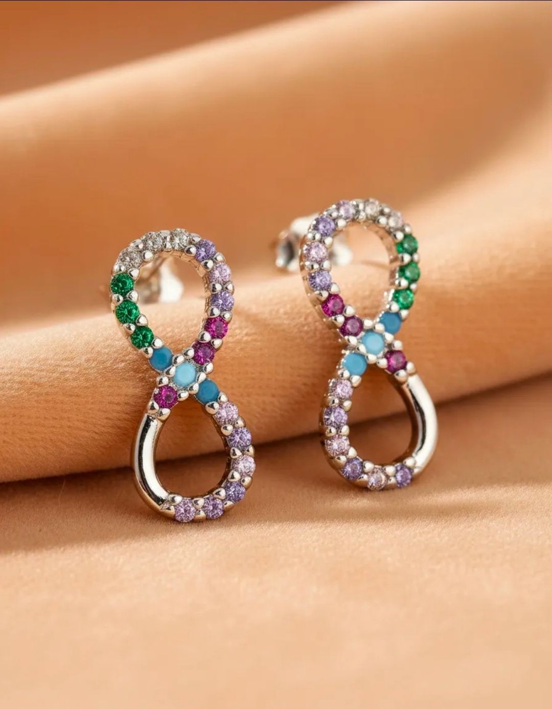 Aro Pasante Infinito Amor Cubic Colores