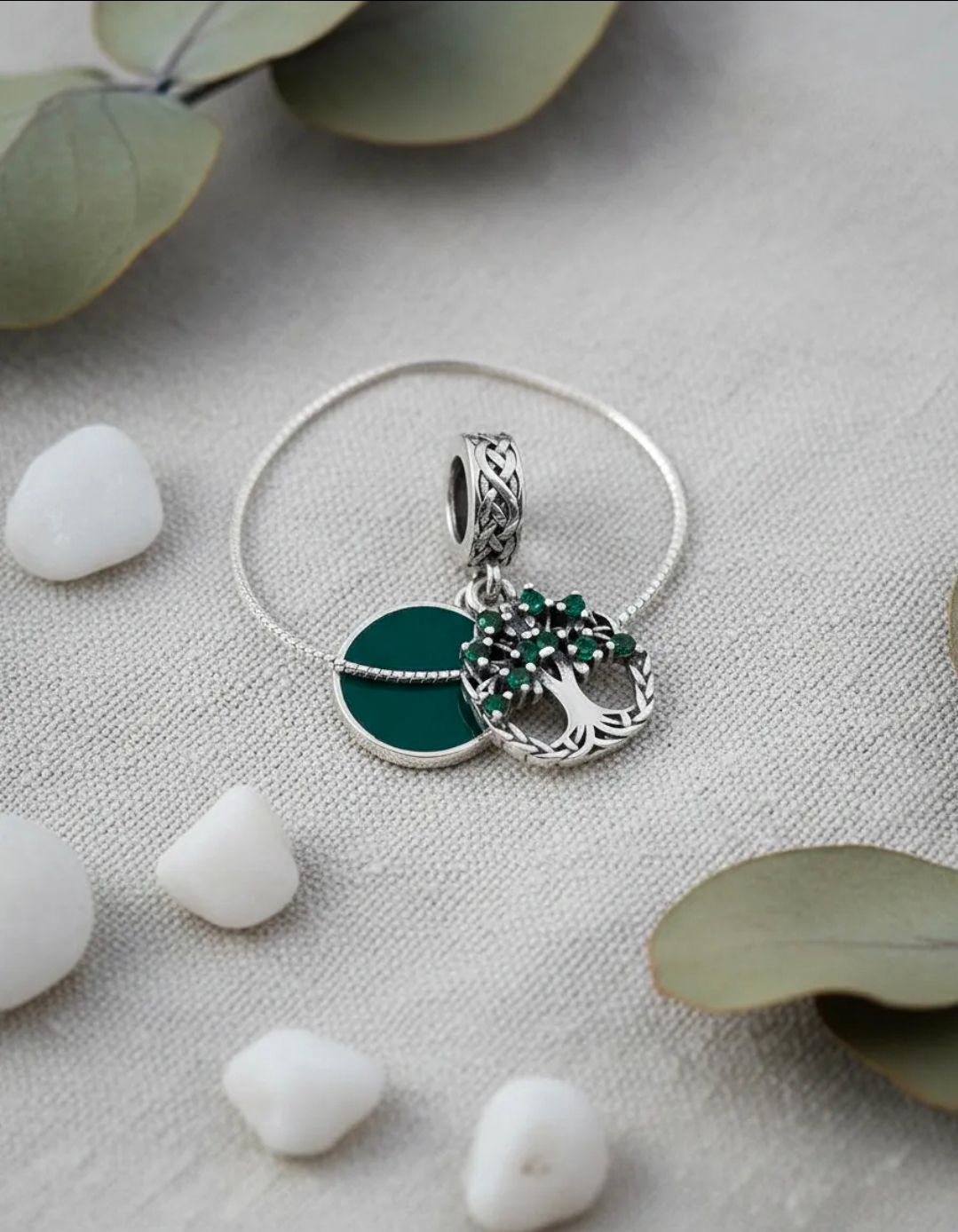 Dije Colgante Charms Arbol de la Vida para Pulsera Pand