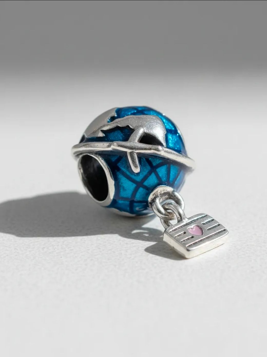 Dije Pasante Charms Mundo Viaje para Pulsera