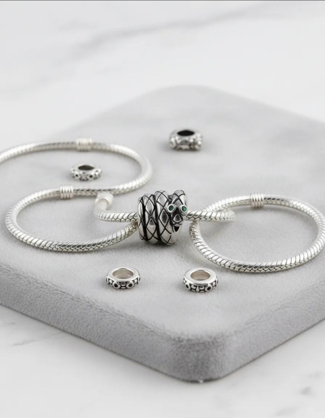 Dije Pasante Charms Vibora Serpiente para Pulsera