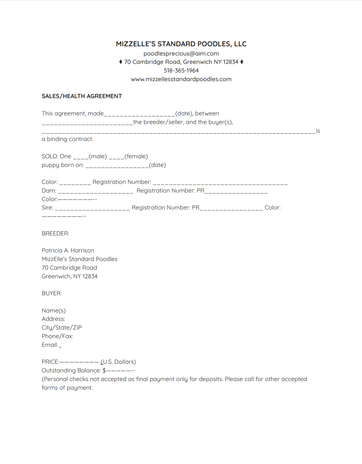 A white sheet of paper with a lot of text on it.