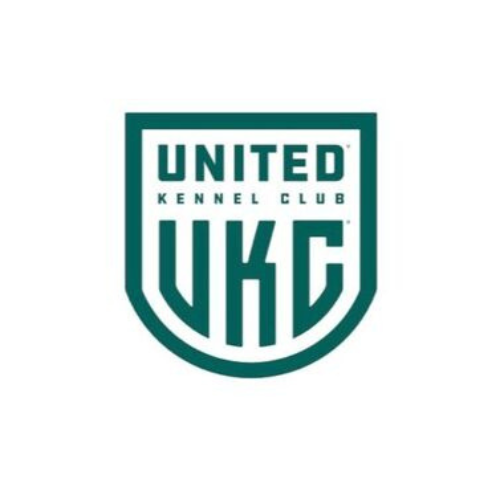United kennel club ukc logo on a white background