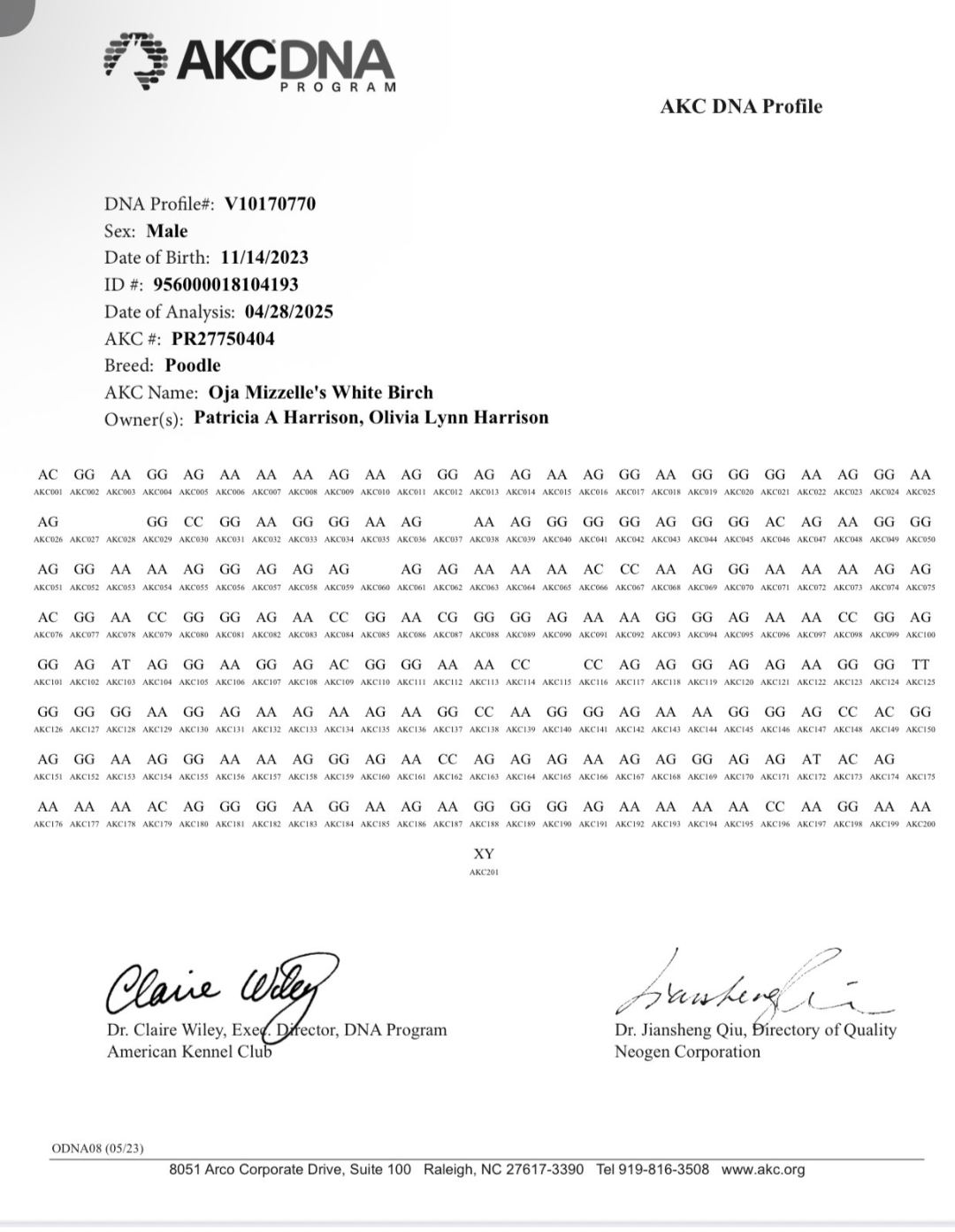 A black and white letter with a signature on it.