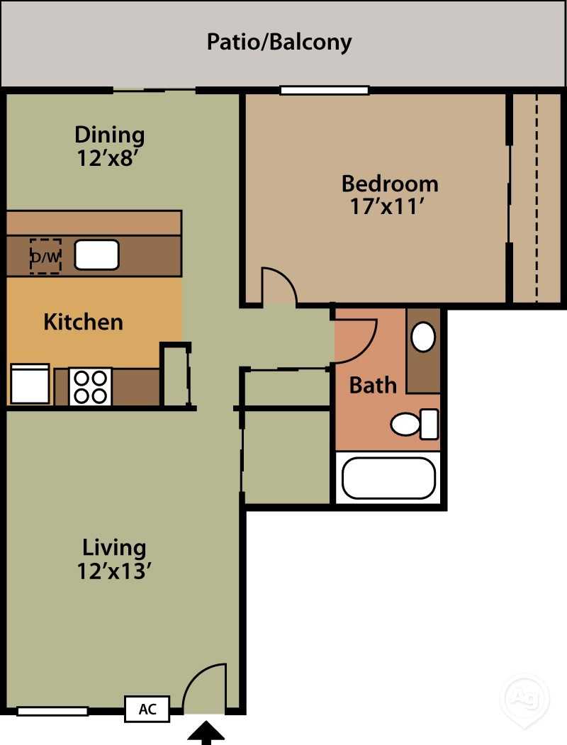 1 Bed | 1 Bath