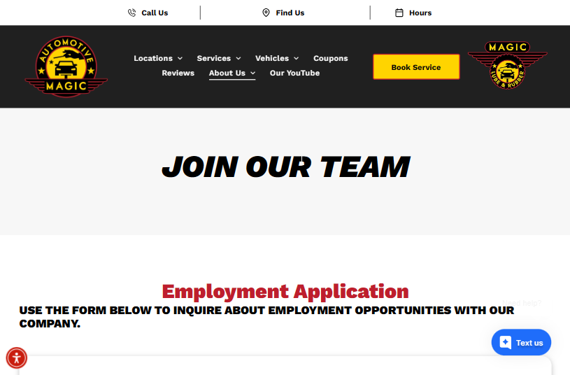 Auto Repair Careers in Kenvil, NJ Automotive Magic