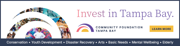 An advertisement for the community foundation of tampa bay