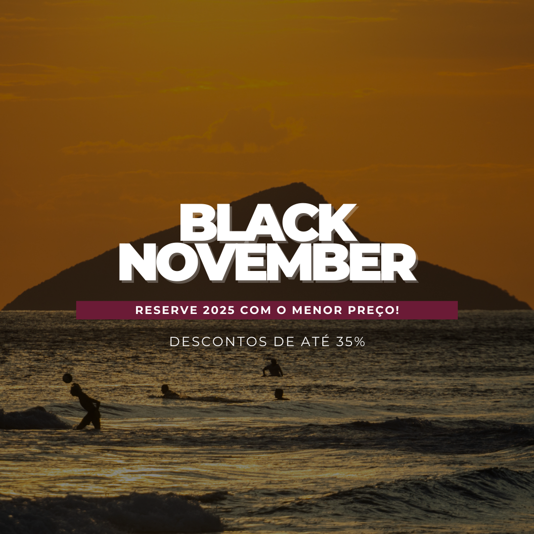 Ação de Black November do Hotel Amora em Maresias