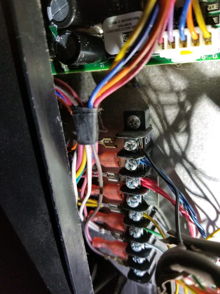 A bunch of wires are connected to a circuit board