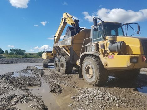 Excavation Truck — trucking services in Great Falls, MT