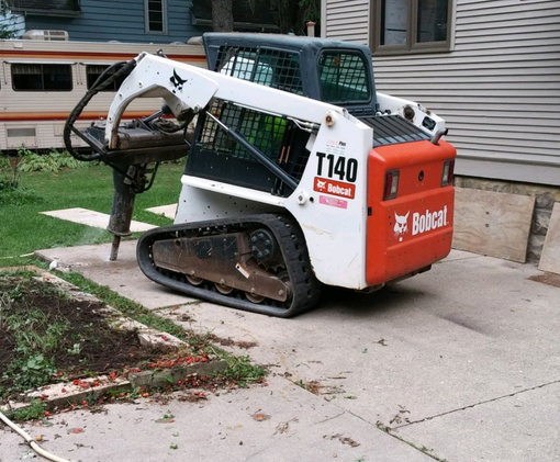 Concrete Removal Service Skid Steer