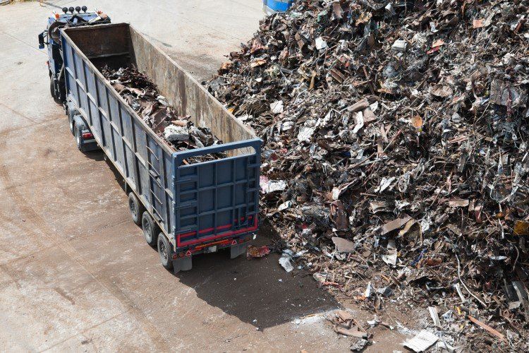 Recycling Audits — Truck Loaded with Scrap Metal  in Columbus, OH