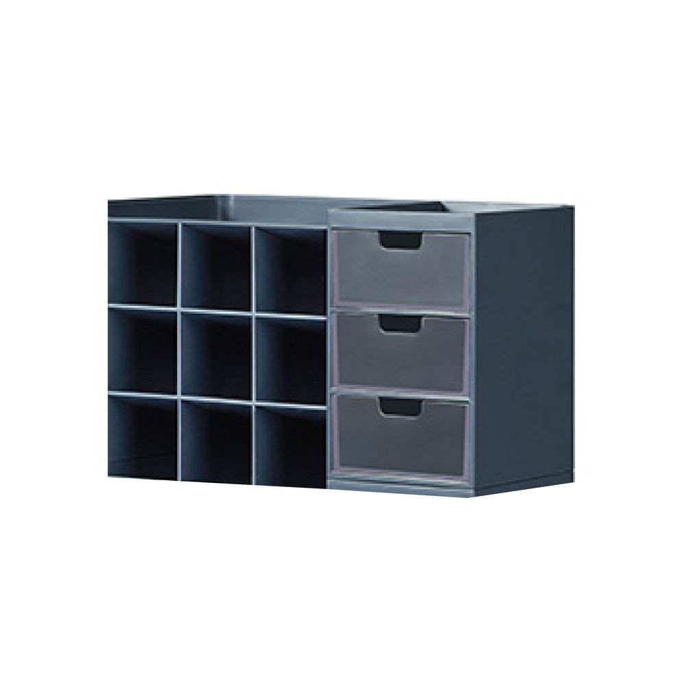 Organizador con separadores para almacenamiento y 3 cajones