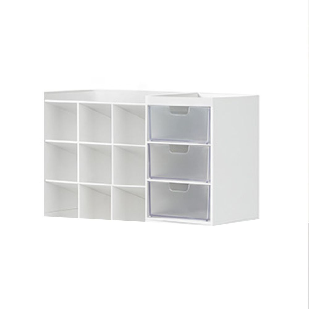 Organizador con separadores para almacenamiento y 3 cajones