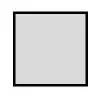 Un cuadrado con un marco negro sobre fondo blanco.