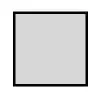 Un cuadrado con un marco negro sobre fondo blanco.
