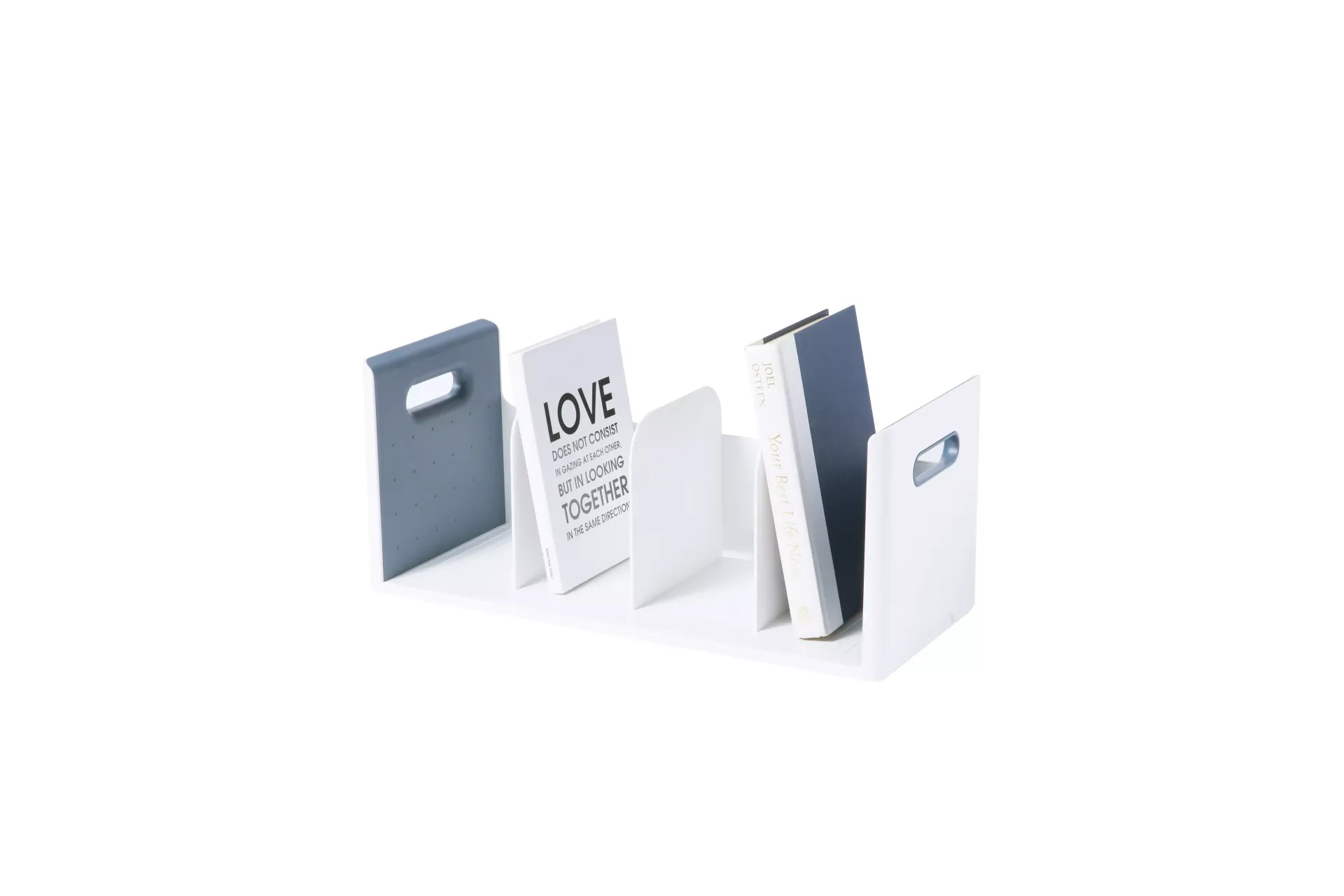 Organizador de escritorio para guardar libros y revistas