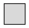 Un cuadrado con un marco negro sobre fondo blanco.