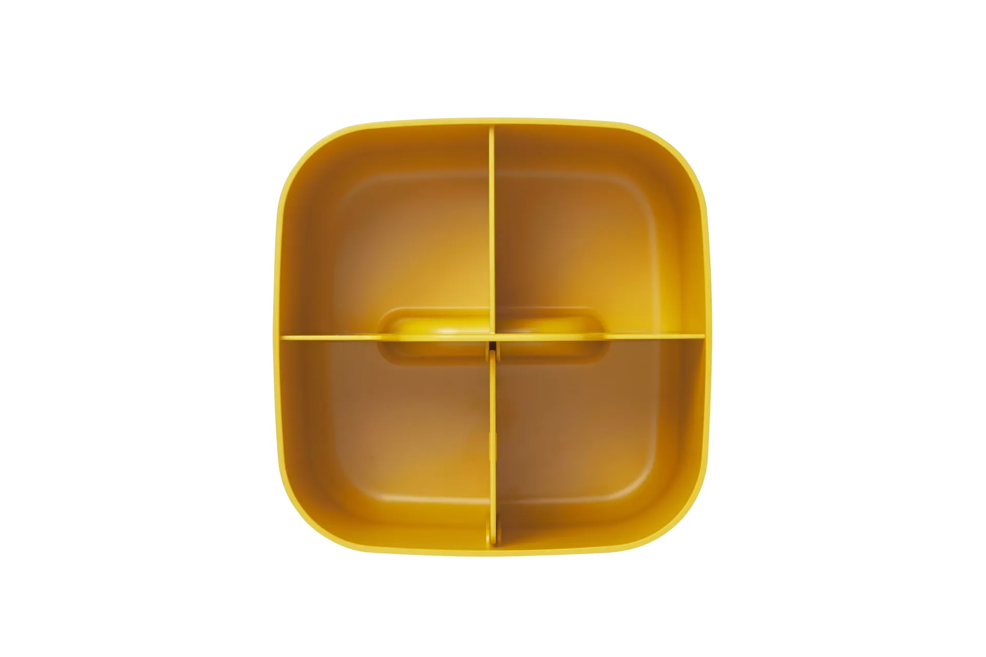 Interior de la cesta organizadora con 4 compartimentos de Litem