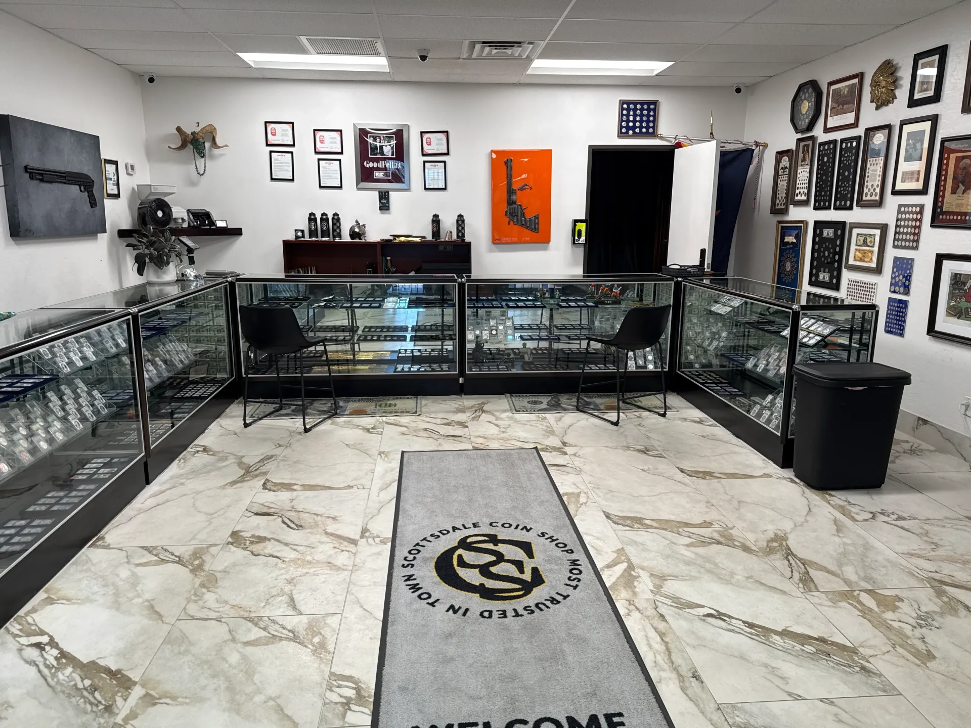 Coin appraisal at Scottsdale Coin Shop Scottsdale AZ