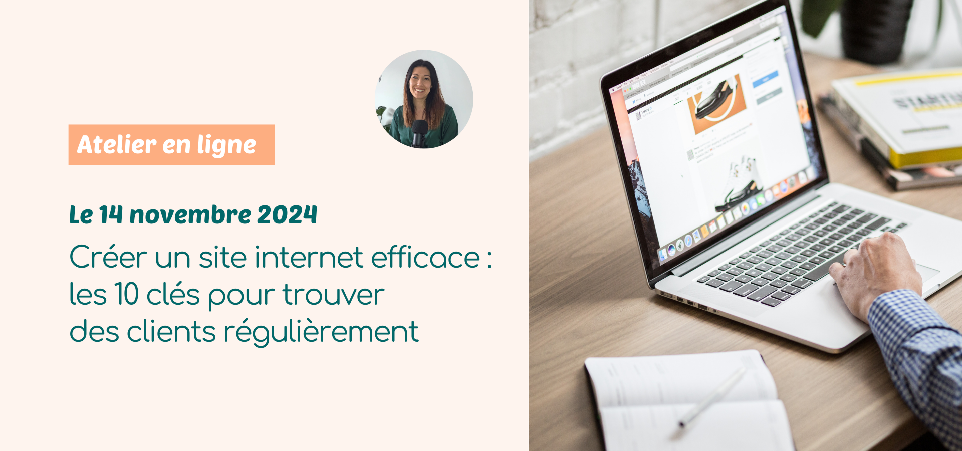 Atelier en ligne : 10 clés pour créer un site internet efficace