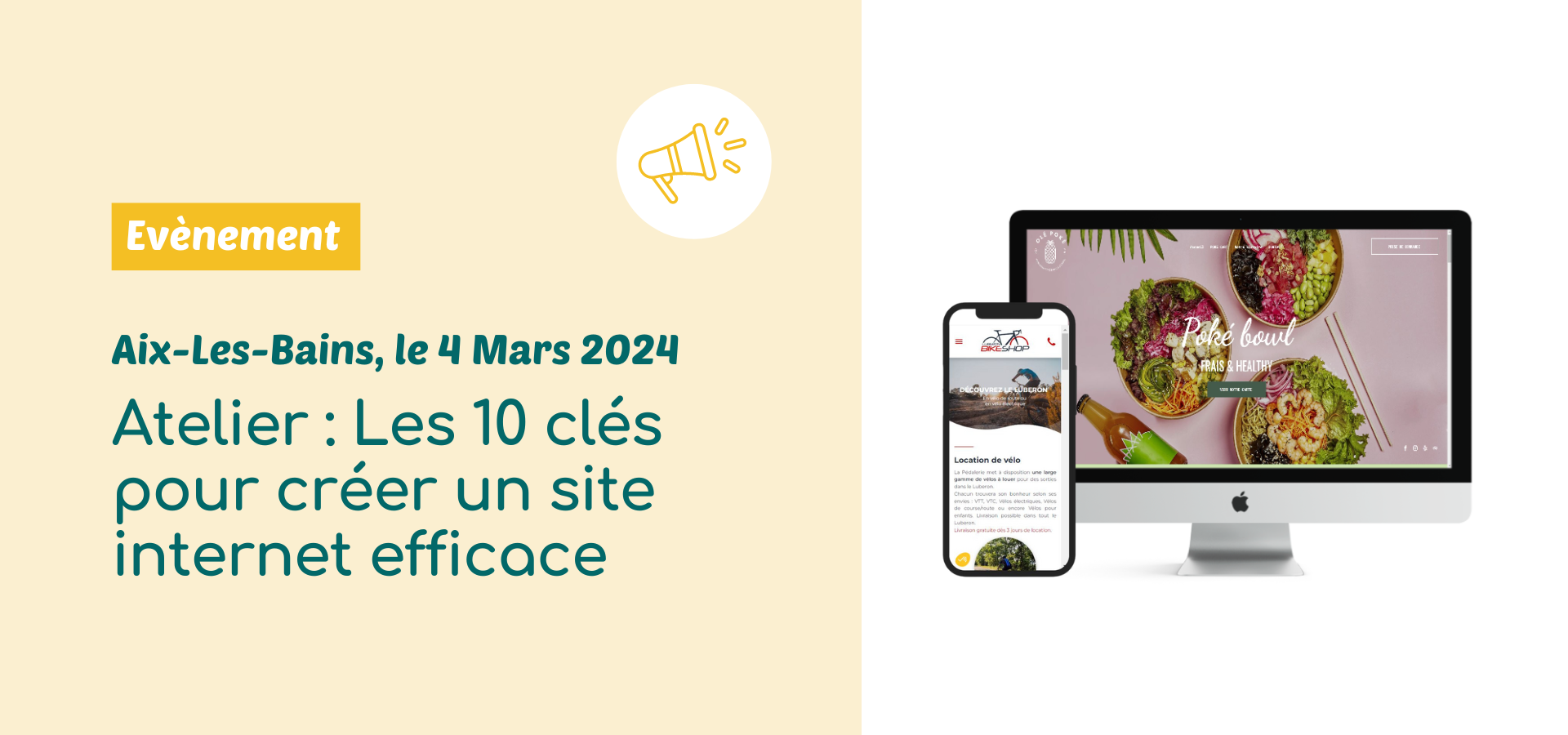 Atelier Aix Les Bains : 10 clés pour créer un site web efficace