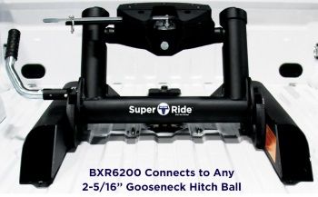 A bxr6200 connects to any 2-5 / 16 gooseneck hitch ball