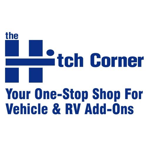 A logo for a one stop shop for vehicle and rv add-ons.