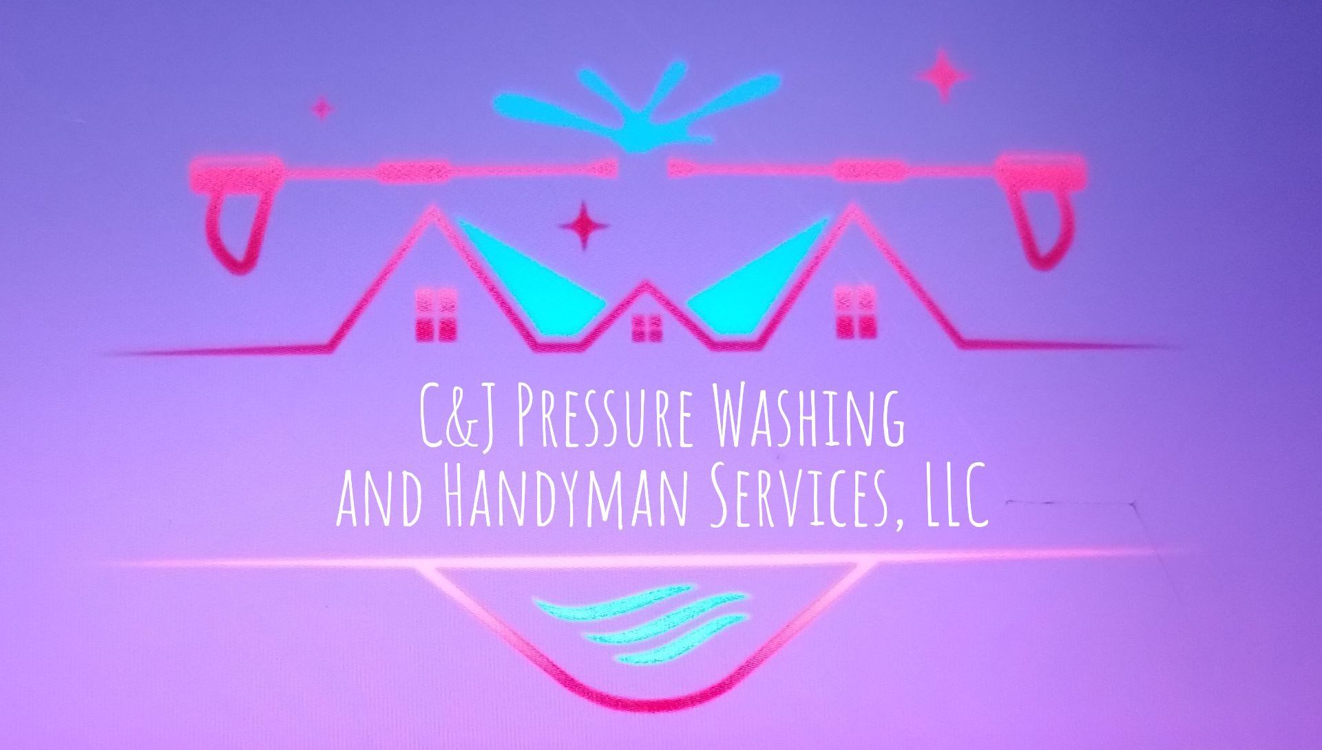 c & j pressure washing and handyman services logo