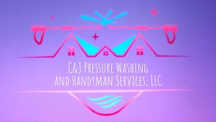 c & j pressure washing and handyman services logo