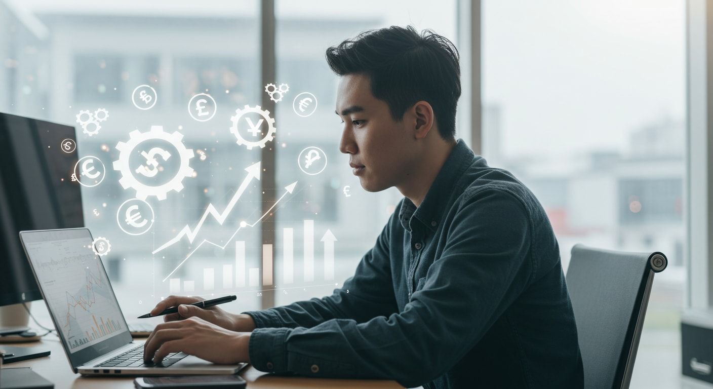 A founder going through statements to identify payment optimization opportunities