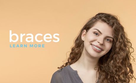 Image of teen with braces