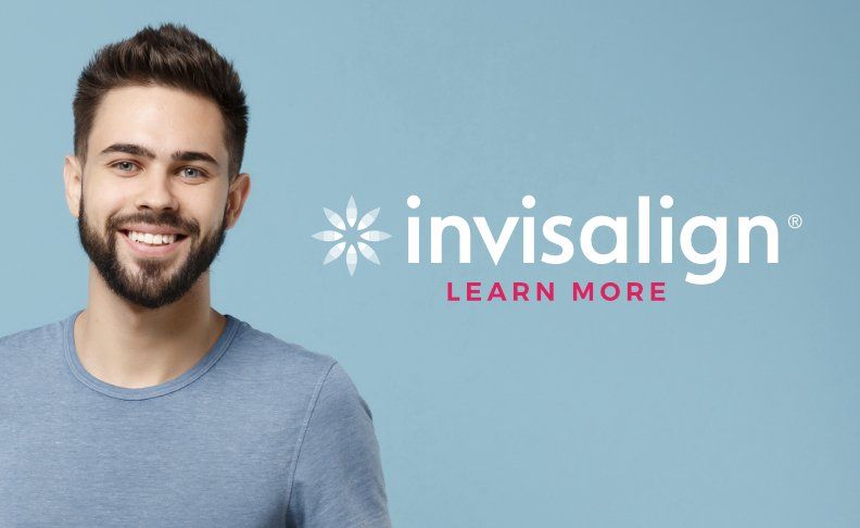 Image of man with invisalign