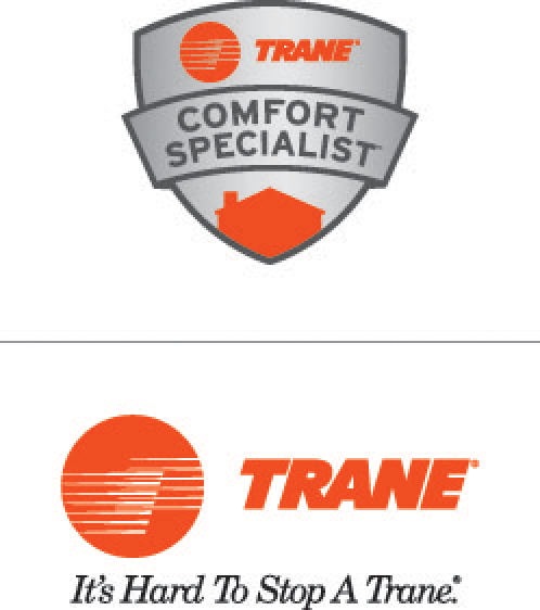 Trane Logo with their slogan