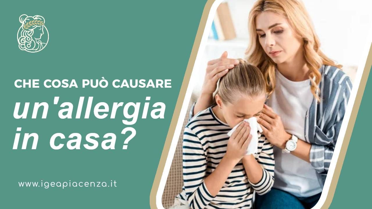 Che cosa può causare un'allergia a casa?