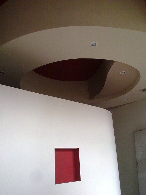 Parete divisoria e controsoffitto in cartongesso