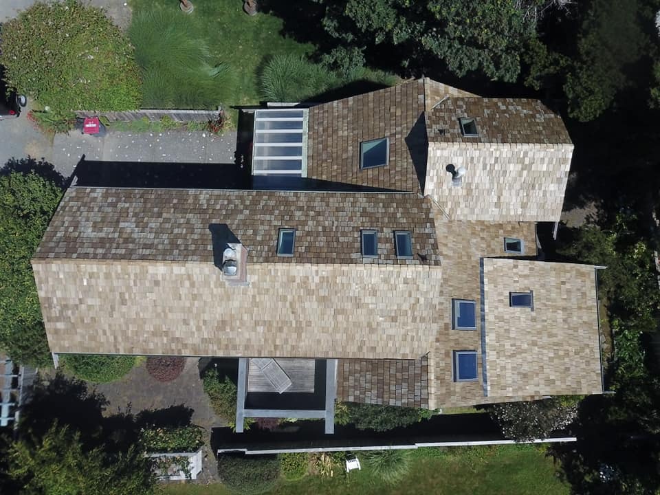 Top View of House in Cannon Beach — Astoria, OR — Northwest Roofing & Construction LLC