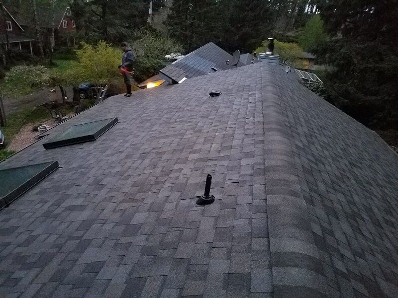 Closer View of Roof — Astoria, OR — Northwest Roofing & Construction LLC