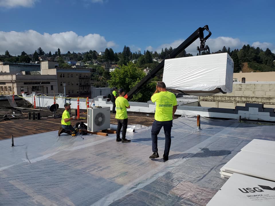Unloading Materials — Astoria, OR — Northwest Roofing & Construction LLC