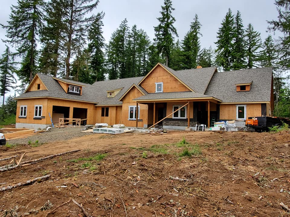 Almost Finished Home Renovation — Astoria, OR — Northwest Roofing & Construction LLC