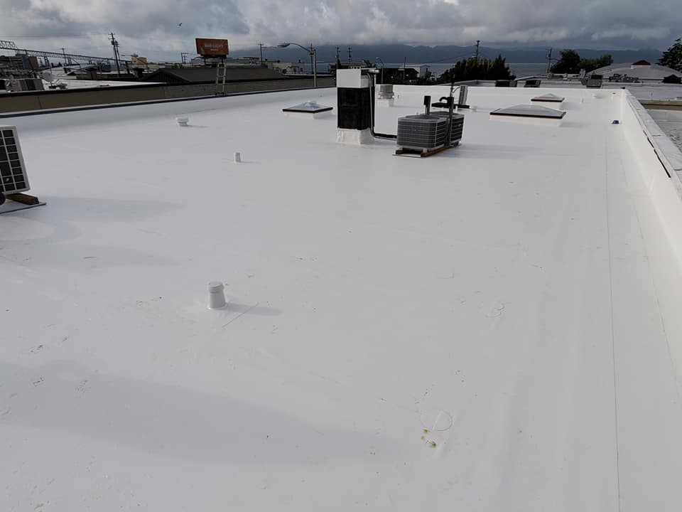 Rooftop After — Astoria, OR — Northwest Roofing & Construction LLC