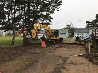 On Going Excavation — Astoria, OR — Northwest Roofing & Construction LLC