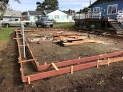 Setting Up the Wood — Astoria, OR — Northwest Roofing & Construction LLC